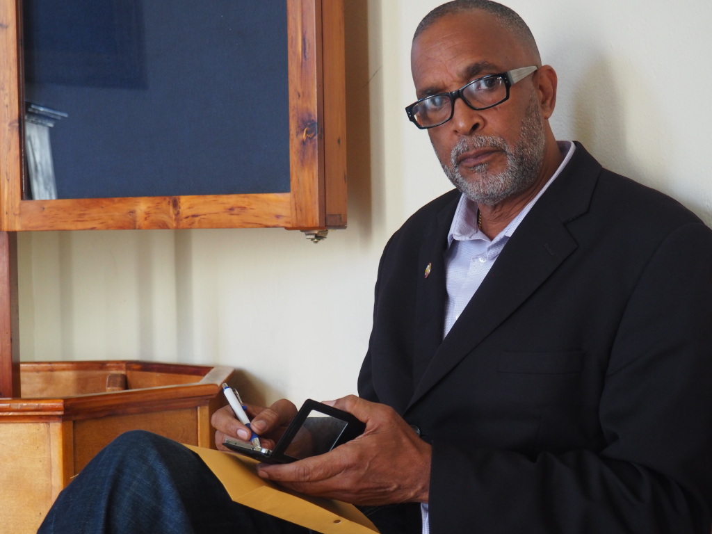 Donal Smith, the man who recruited "Team Hamilton" to contest the 2012 City of Hamilton elections. Smith was appointed Deputy Mayor following the historic victory in Bermuda's first municipal elections open to the residents. Now, he says, Mayor Graeme Outerbridge must resign.